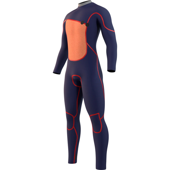 2023 Mystic Mens The One 5/3mm Zip Free Wetsuit 35000.230120 - Red